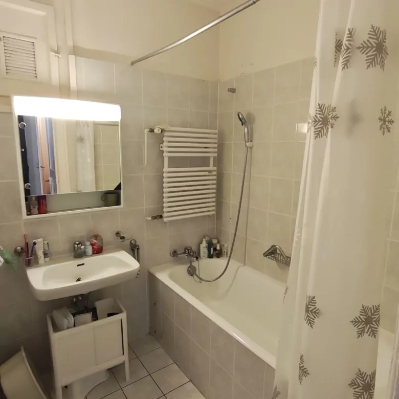 Bathroom, 3-room apartment, 81 Rue de Lausanne, Geneva