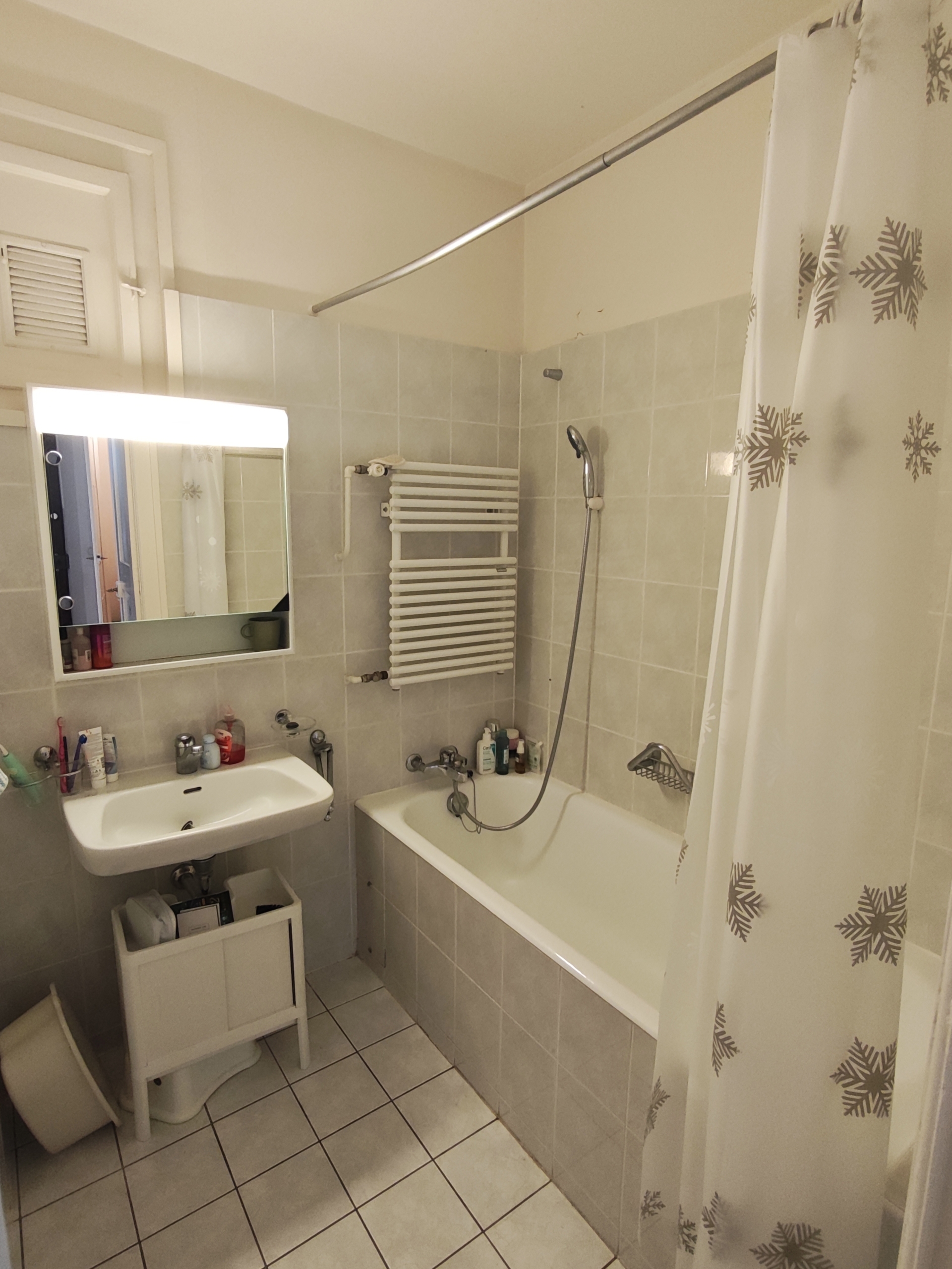 Bathroom, 3-room apartment, 81 Rue de Lausanne, Geneva