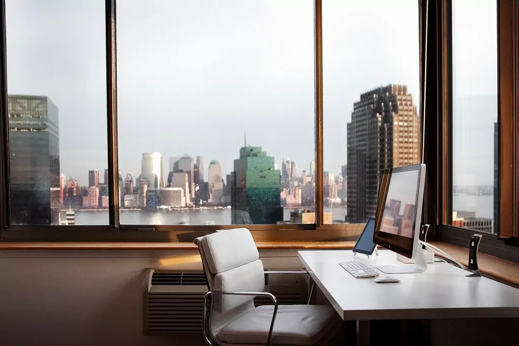 Büro einer Immobilienagentur in der Schweiz