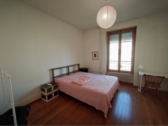 Bedroom, 3-room apartment, 81 Rue de Lausanne, Geneva
