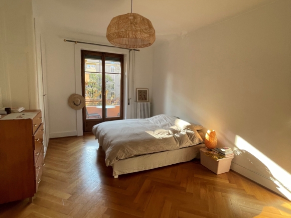 Bedroom, cross-through 4.5-room apartment, Geneva