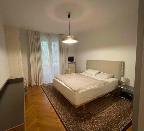 Second bedroom, cross-through 4.5-room apartment, Geneva