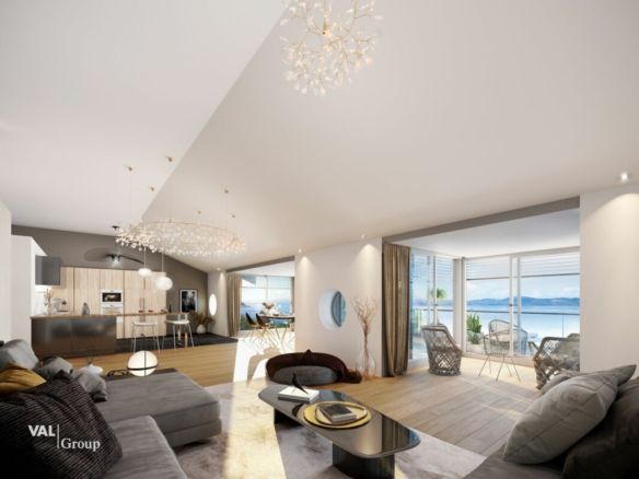 Luxusappartement mit Terrasse und herrlichem Ausblick