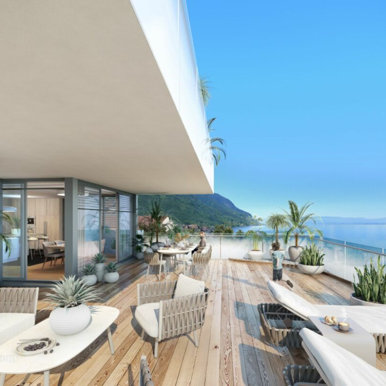 Luxusappartement mit Terrasse und herrlichem Ausblick