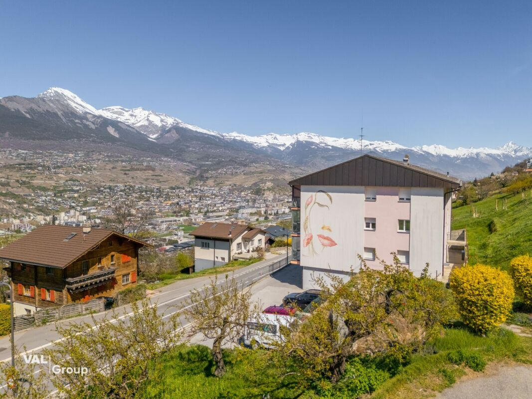 Grosses Potenzial für diese Wohnung 7 Minuten von Sion entfernt