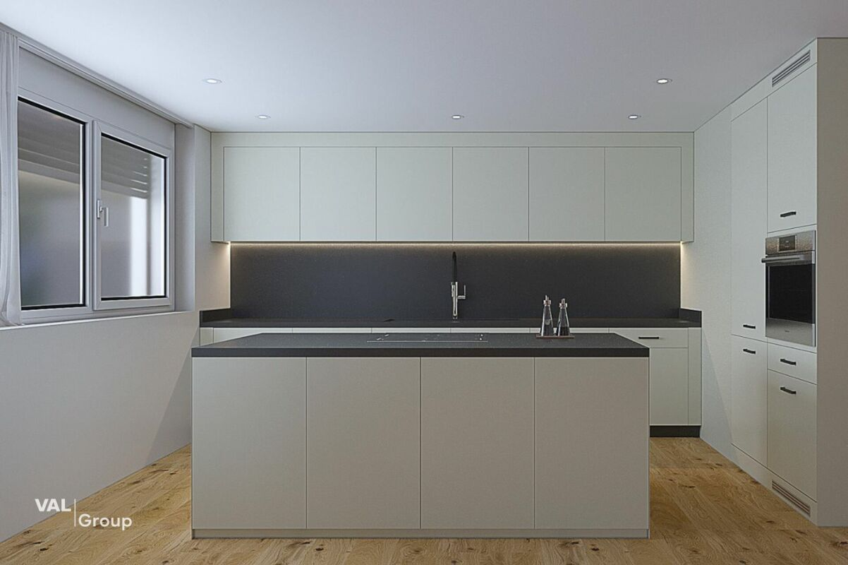 Exclusive 5.5-room ground floor apartment, spacious and comfortable