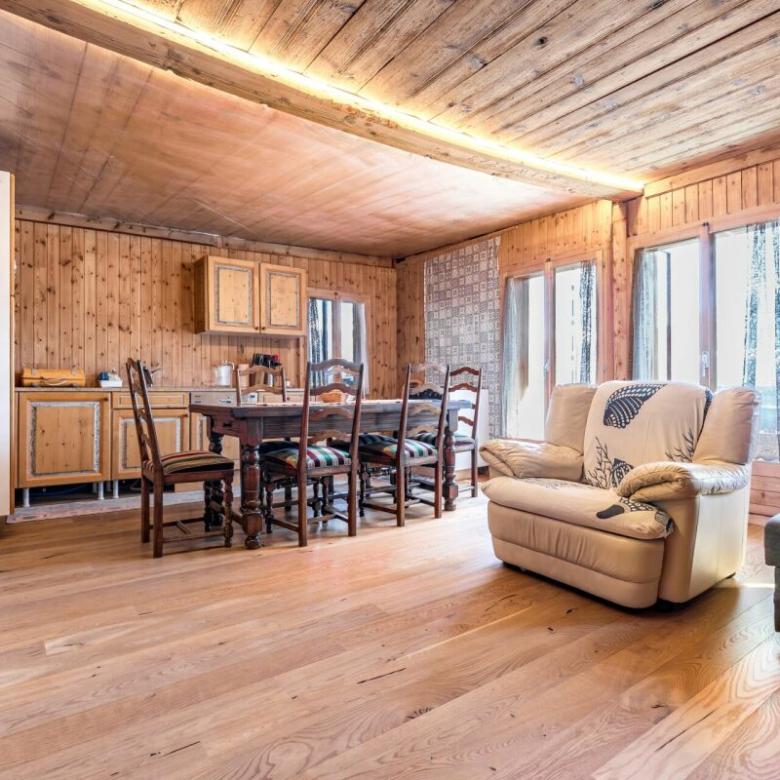 Appartement ensoleillé avec balcon et vue sur les Alpes