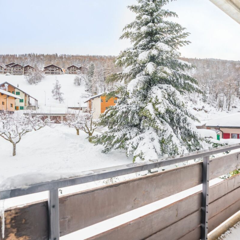 Spacious furnished 4.5-room apartment in Eischoll – sunny exposure with two balconies