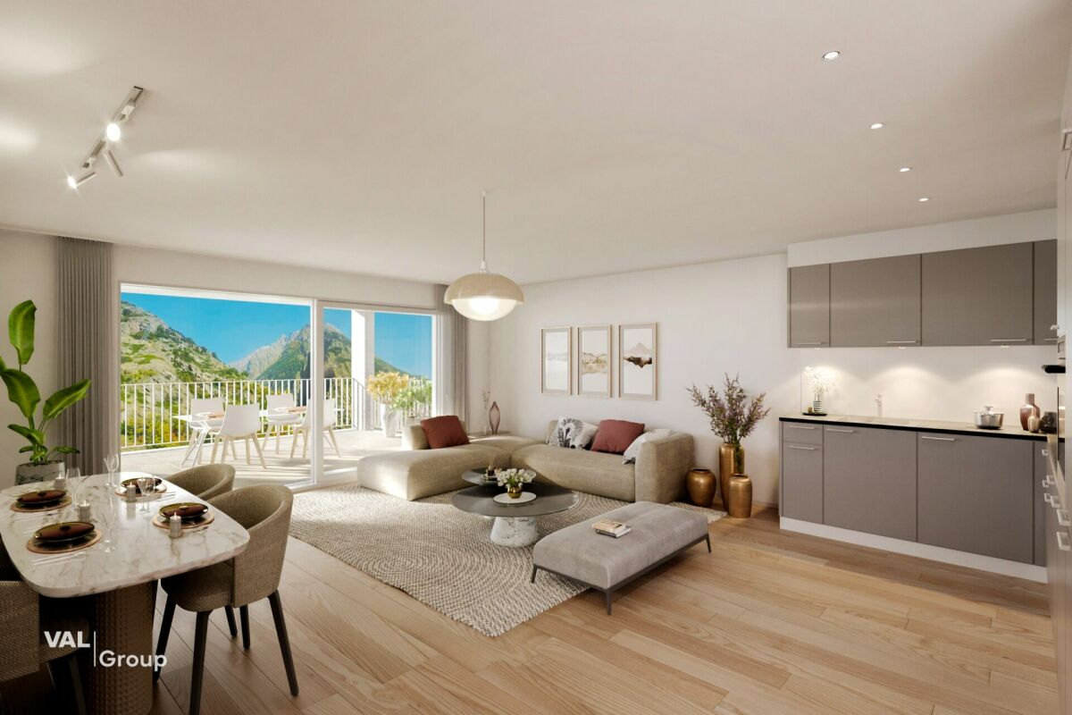 Appartement moderne de 3,5 pièces dans la vallée du Rhône - Première mise en location à partir de novembre 2026