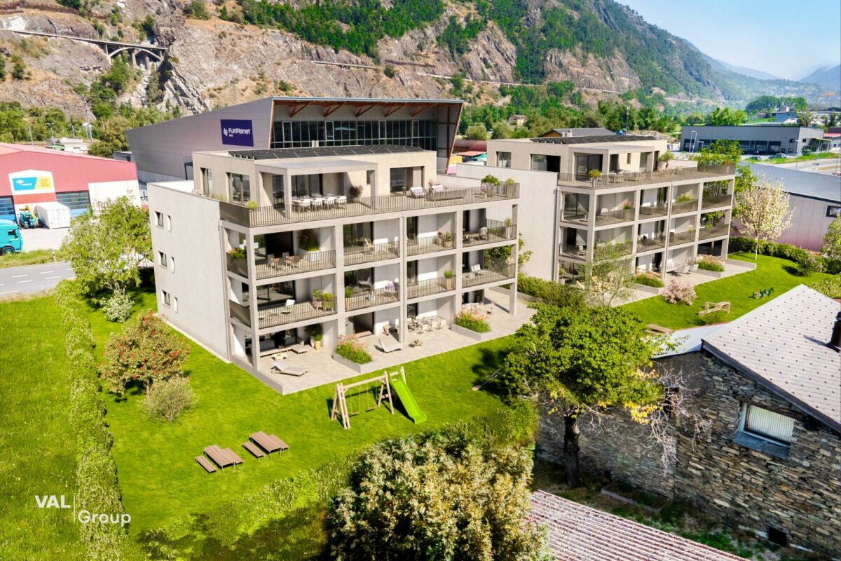 Appartement moderne de 3,5 pièces dans la vallée du Rhône - Première mise en location à partir de novembre 2026