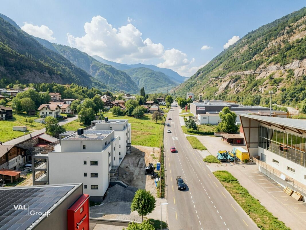 Appartement moderne de 3,5 pièces dans la vallée du Rhône - Première mise en location à partir de novembre 2026