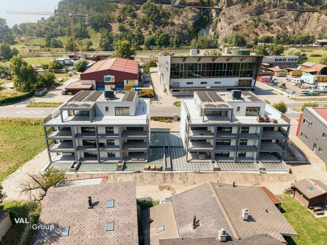 Appartement moderne de 3,5 pièces dans la vallée du Rhône - Première mise en location à partir de novembre 2026