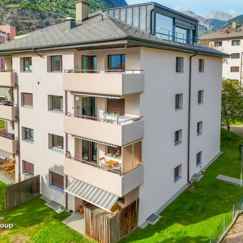Charmant appartement avec balcon au cœur de Glis