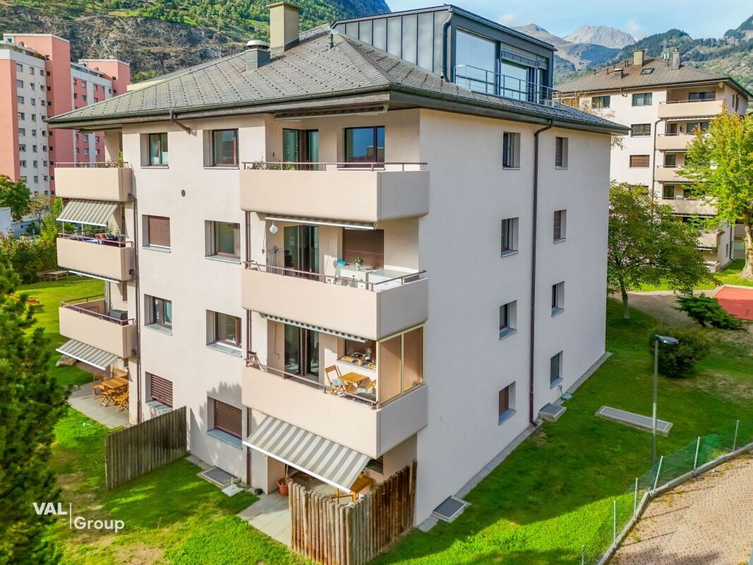 Charmant appartement avec balcon au cœur de Glis