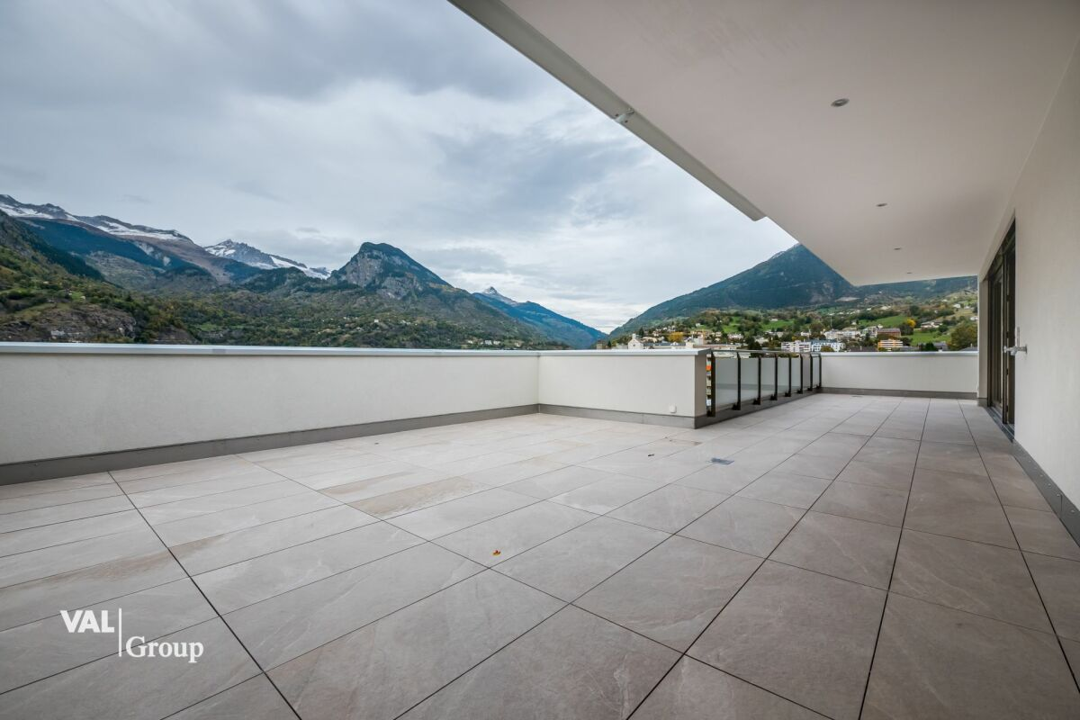 Appartement de luxe en dernier étage avec une belle vue