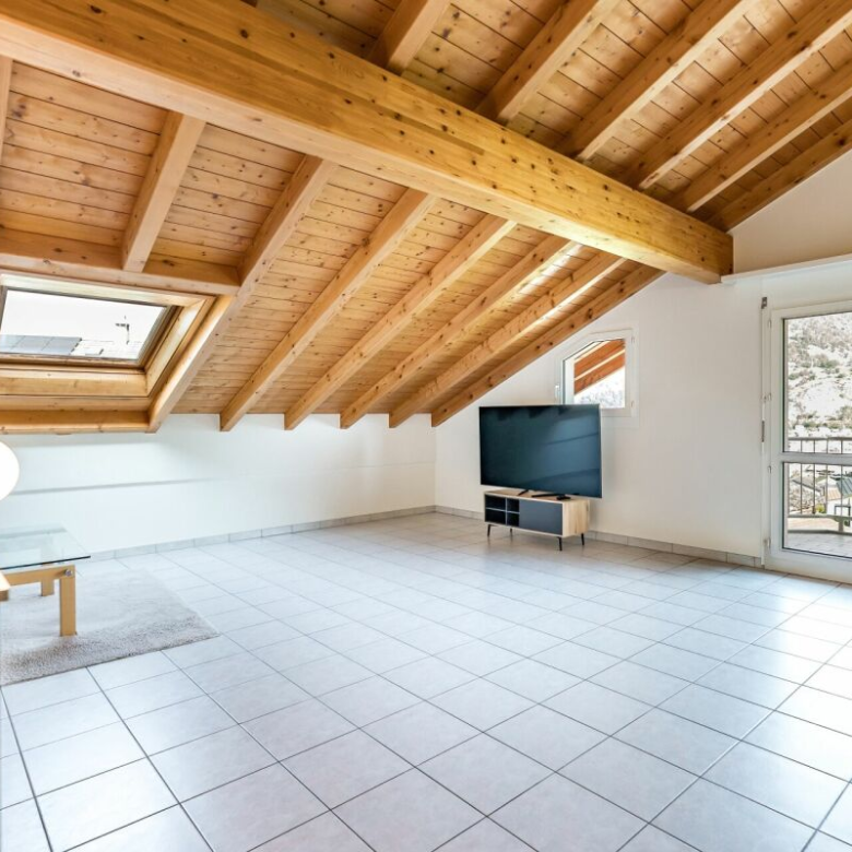 4.5-room mansard apartment with view