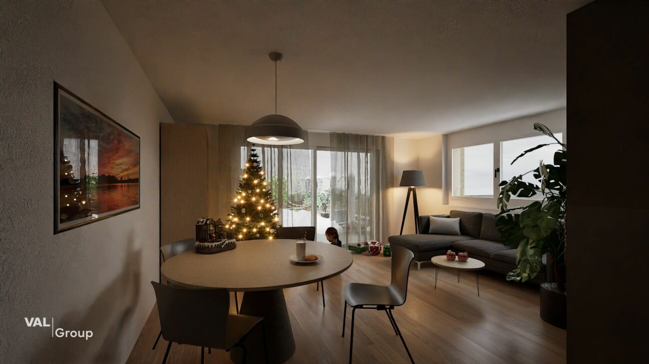 Un logement confortable et adapté aux familles, avec deux terrasses