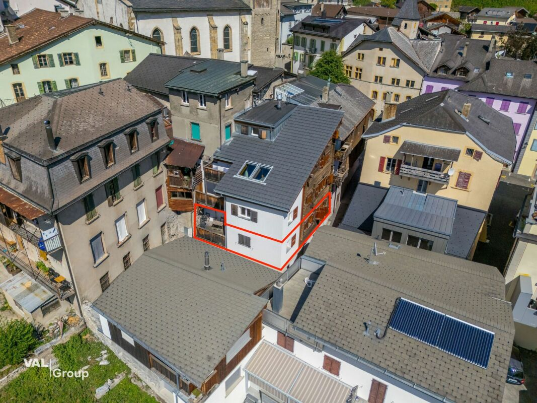 Le charme de la vieille ville allié au confort de vie : votre chez-vous en plein cœur de Loèche