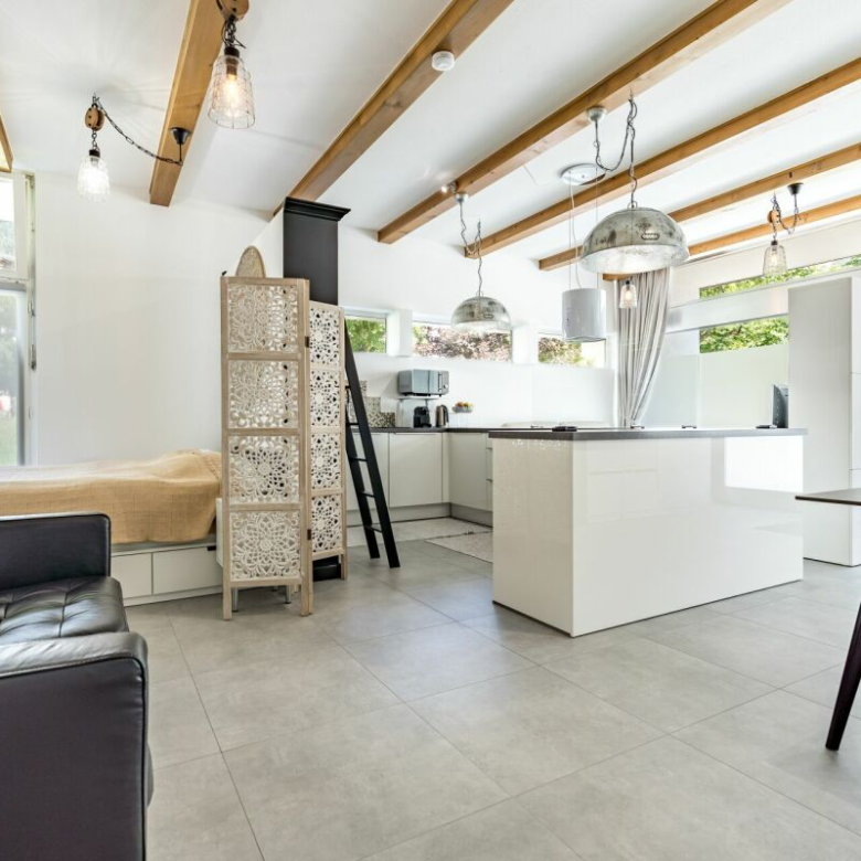 Eine Wohnung, die weit über das Gewöhnliche hinausgeht (Hauptwohnsitz)