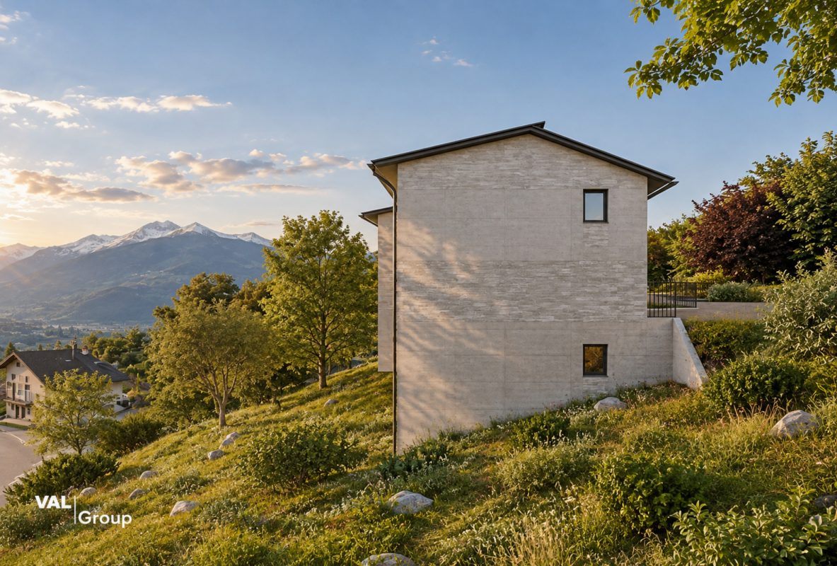 TRAMA - Dachwohnung mit 4,5 Zimmern im zeitgenössischen Stil, hochwertige Ausstattung und mit Aussicht
