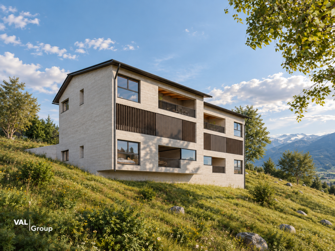 TRAMA - Dachwohnung mit 4,5 Zimmern im zeitgenössischen Stil, hochwertige Ausstattung und mit Aussicht