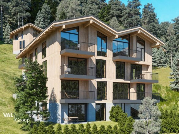 Residenz Le Roc: Luxuswohnungen mit 5-Sterne-Komfort und panoramischer Bergaussicht