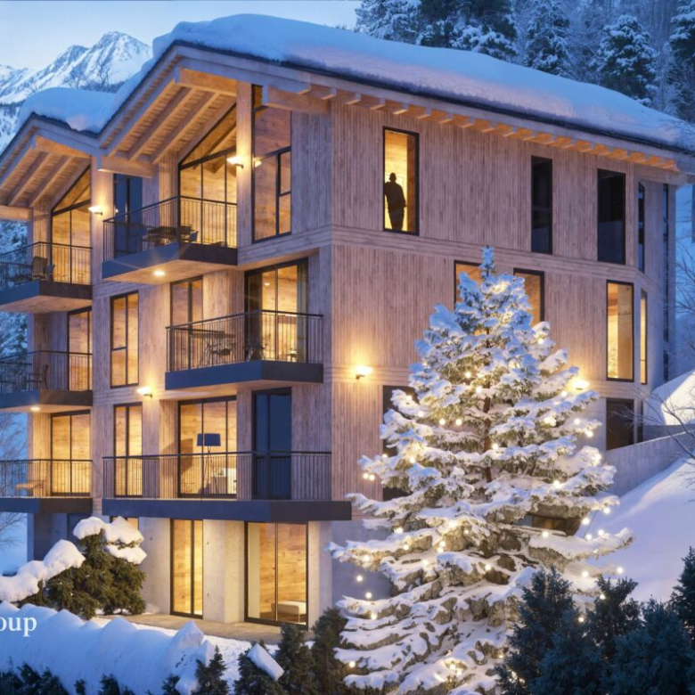Résidence Le Roc : appartements luxueux offrant un confort 5 étoiles et une vue panoramique sur les montagnes