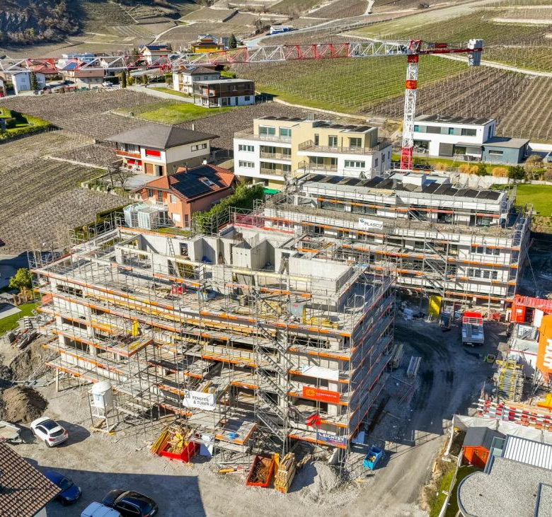 Luxus-Neubauwohnung: ein heller und eleganter Wohnraum