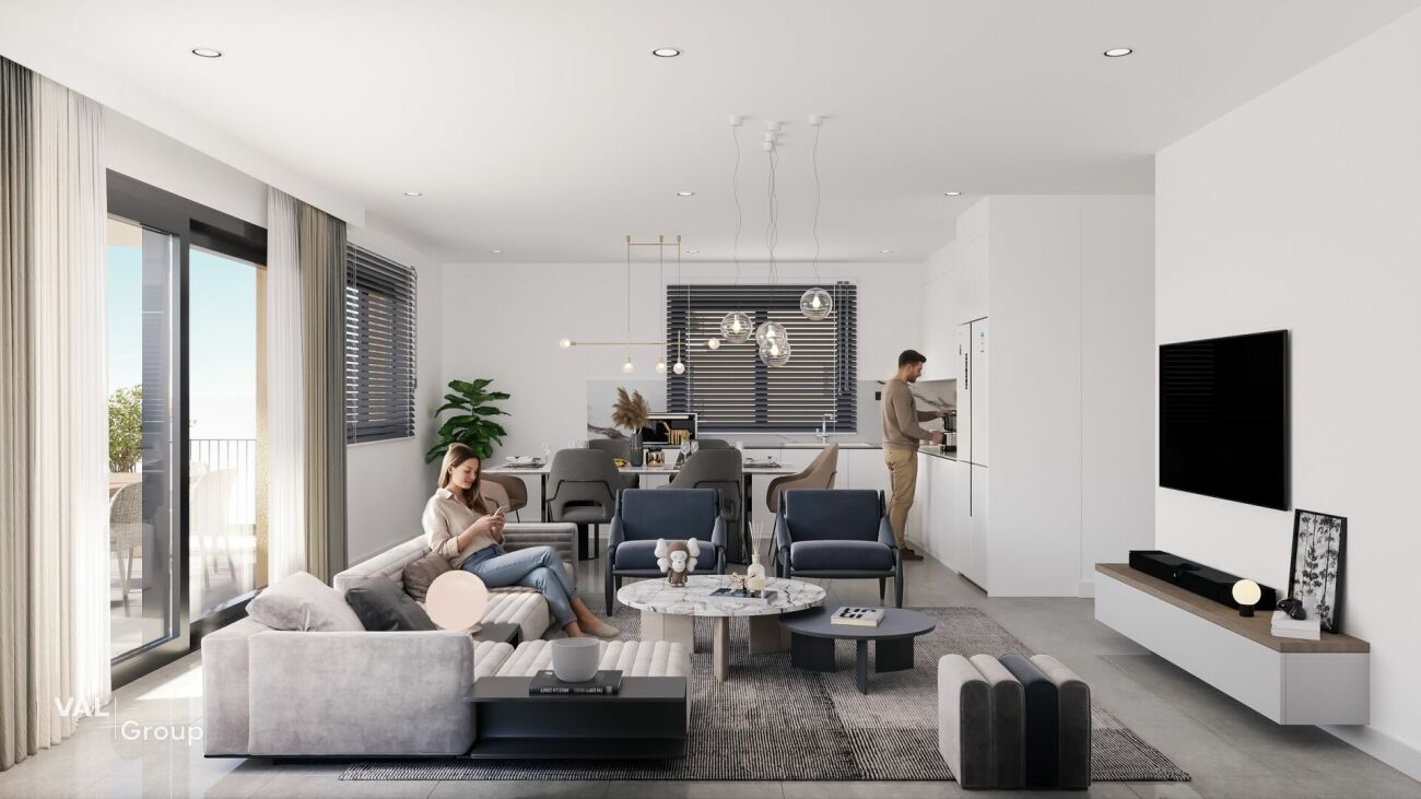 Lumineux appartement de 4,5 pièces avec un agencement moderne