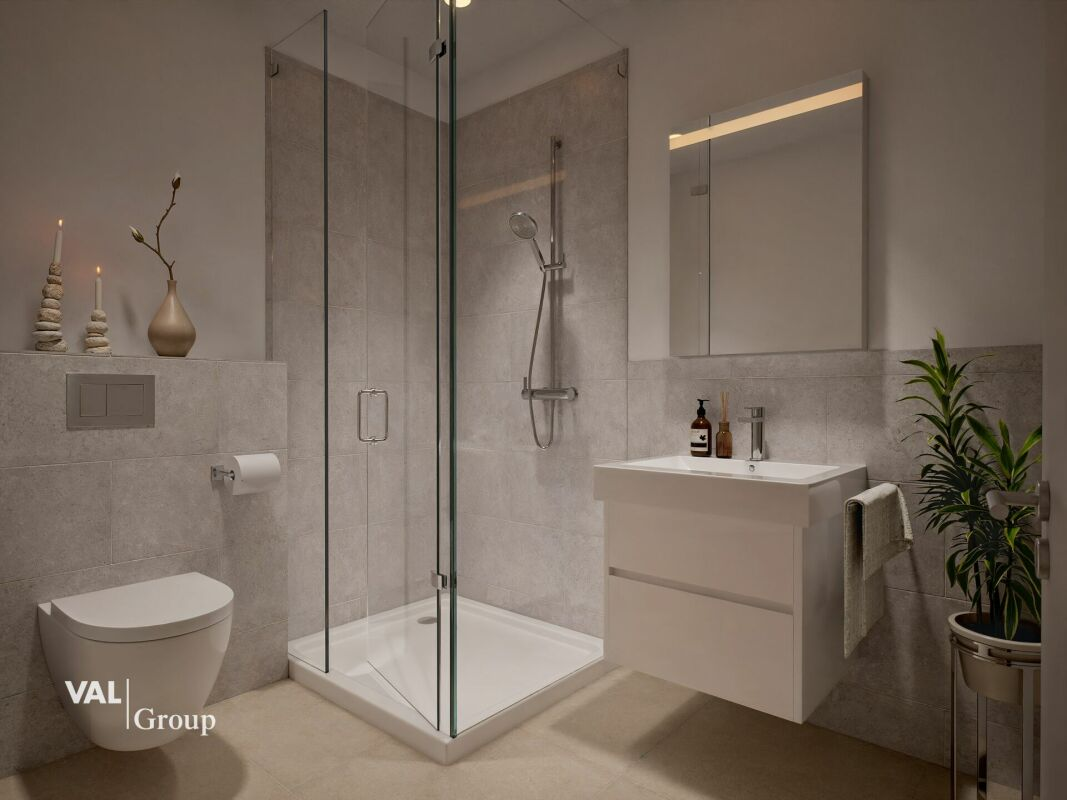 Appartement moderne avec un grand balcon