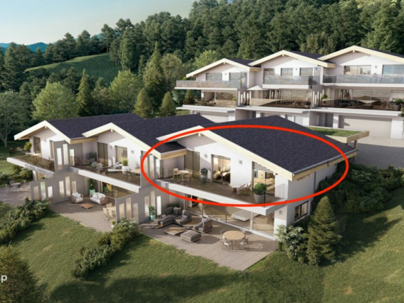 Ein ruhiger Rahmen für diese neue 3,5-Zimmer-Wohnung in der Nähe von Sion