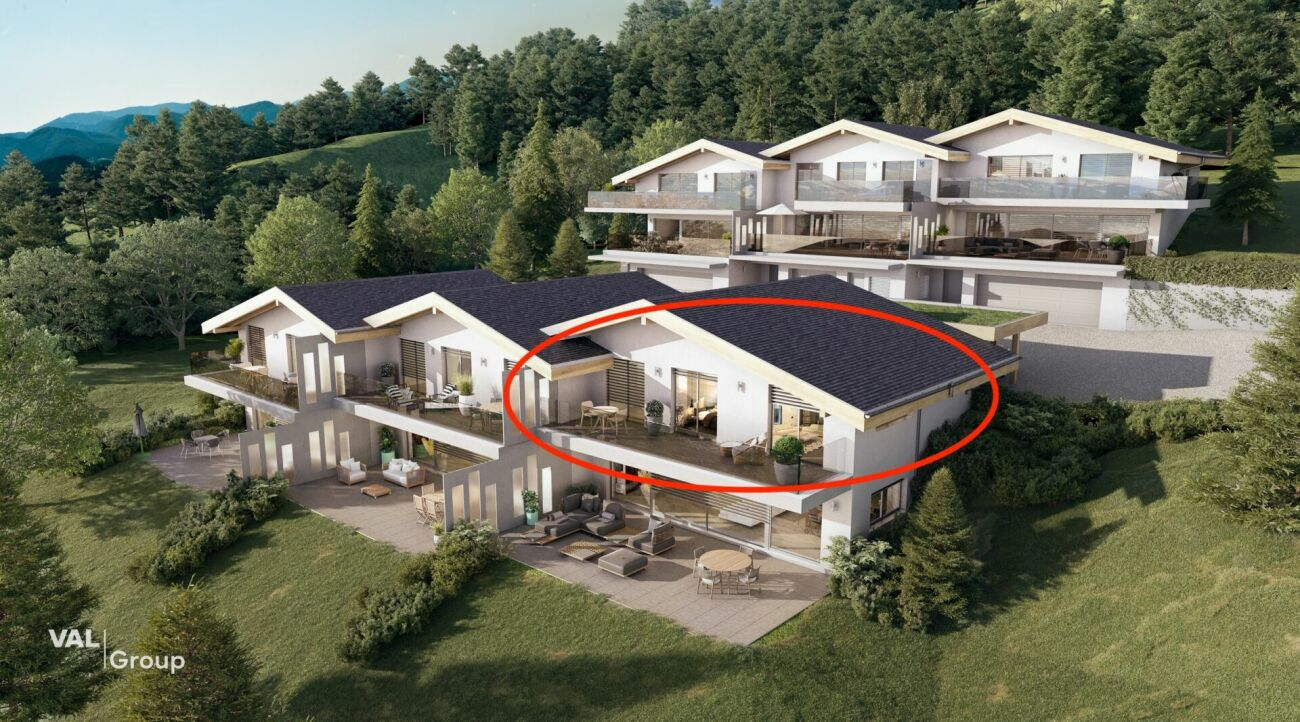 A peaceful setting for this new 3.5-room apartment, near Sion