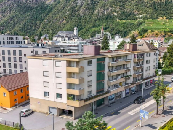 Sonnige 3½-Zimmer-Wohnung im Zentrum von Visp