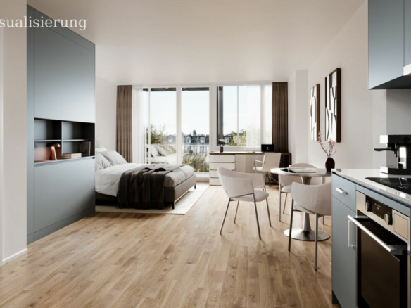 Appartement de 1,5 pièce au style de vie urbain dans le 3e arrondissement