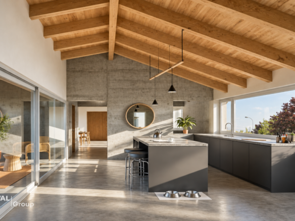 TRAMA – Dachwohnung mit 4,5 Zimmern im zeitgenössischen Stil, hochwertige Ausstattung und mit Aussicht