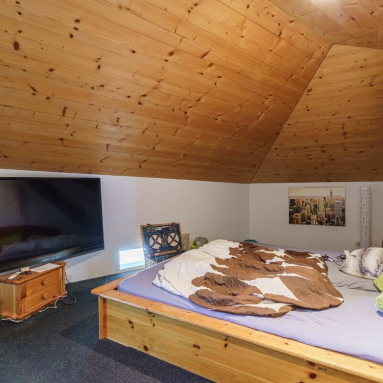 An attractive penthouse with a gallery and high-end finishes