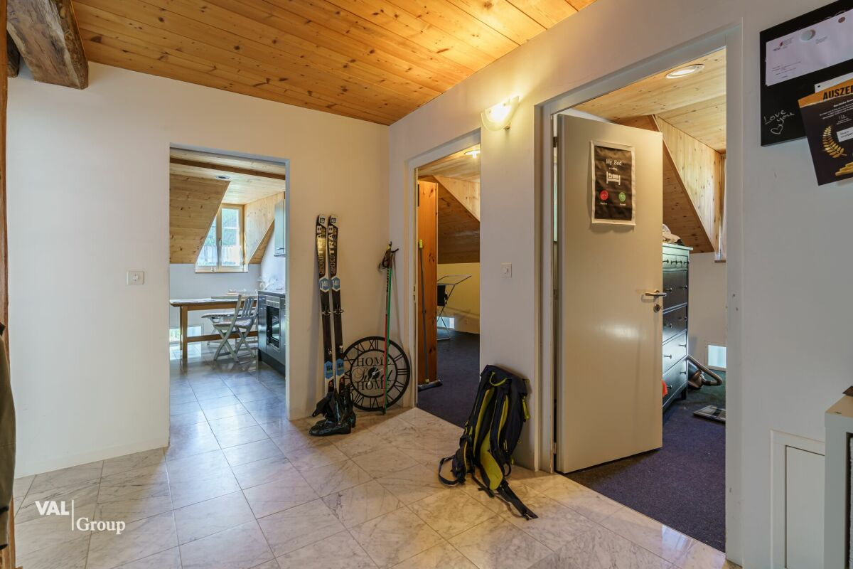 An attractive penthouse with a gallery and high-end finishes