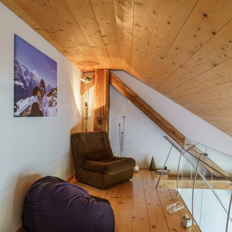 An attractive penthouse with a gallery and high-end finishes