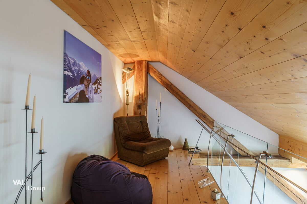 An attractive penthouse with a gallery and high-end finishes
