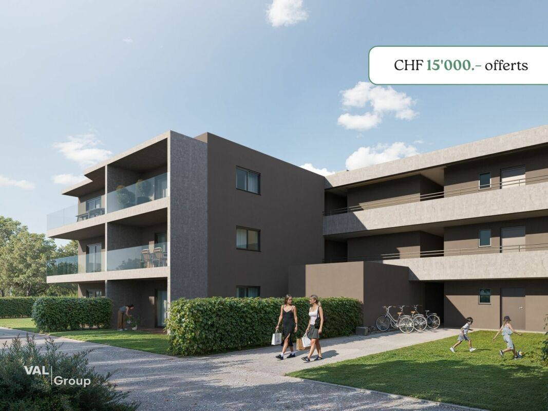 3.5-room penthouse apartment new – CHF 15,000 offered now
