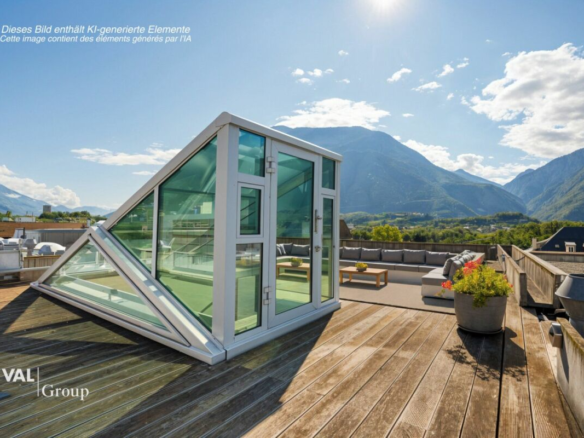 Attikawohnung als Maisonette mit Dachterrasse im Herzen der Stadt