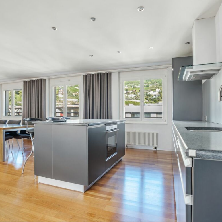 Penthouse duplex with rooftop terrace in the heart of the city