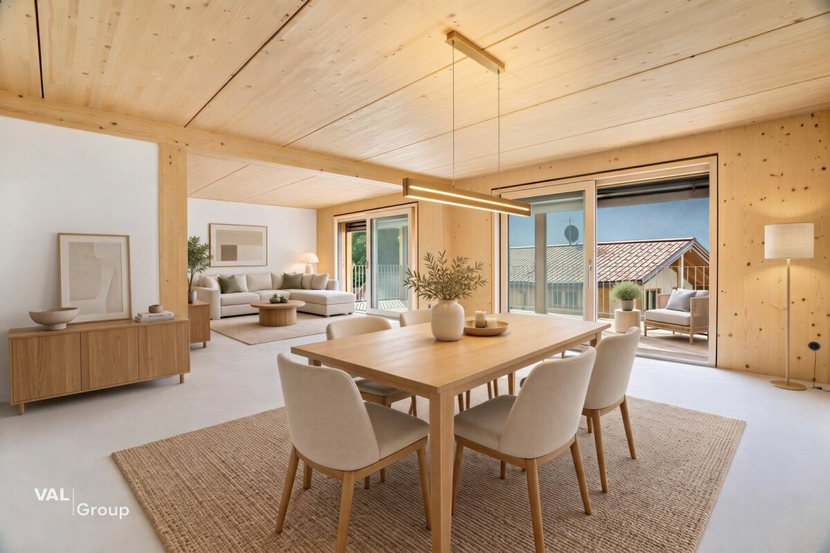 Wunderschöne 5,5-Zimmer-Attikawohnung in Steg