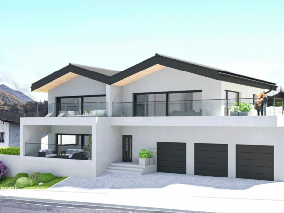 Ideally located plot for a 3-apartment project, building permit valid