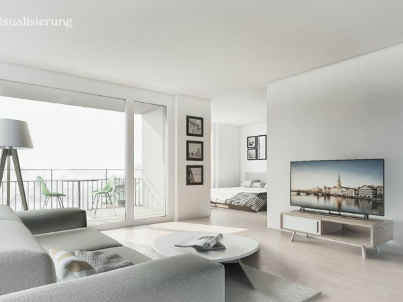 Appartement urbain moderne de 2,5 pièces, dans un immeuble neuf du quartier de l'Enge