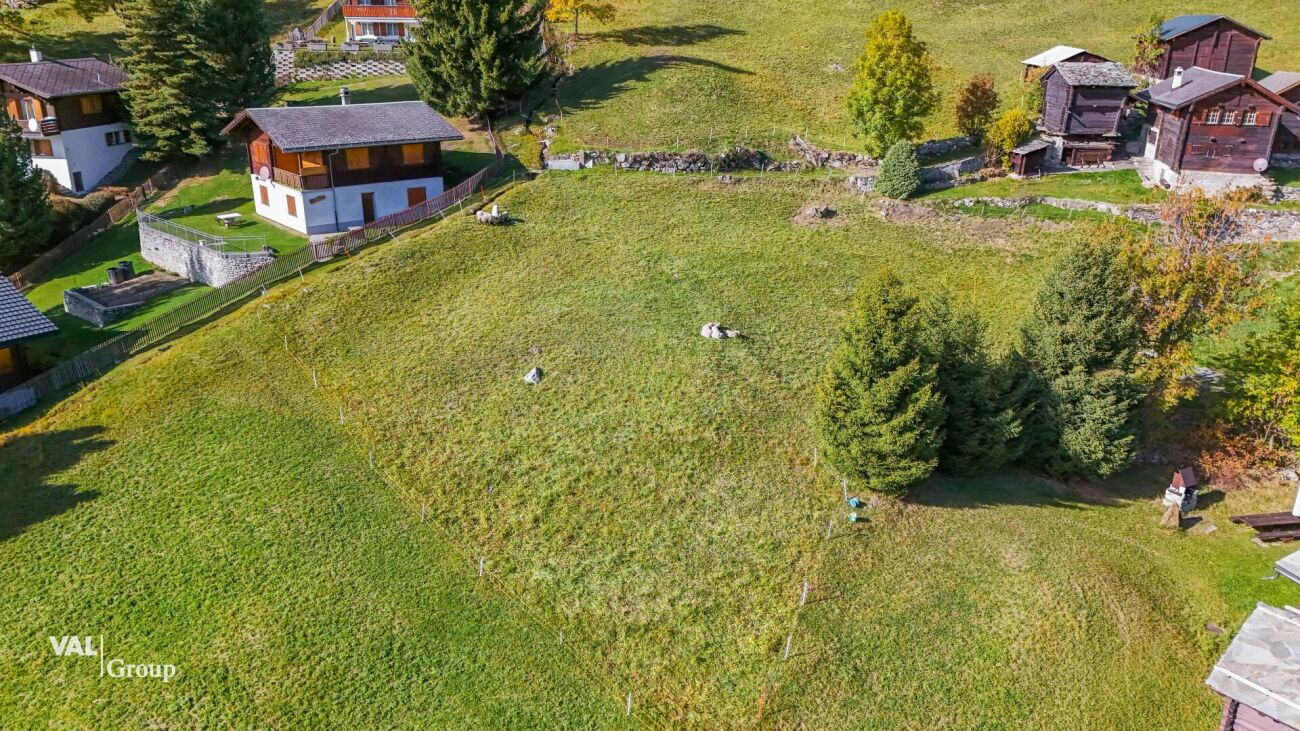 Building land in Blatten near Naters – quiet location in the hamlet of Rischinen with breathtaking views