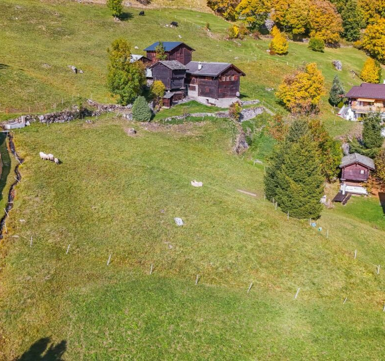 Building land in Blatten near Naters – quiet location in the hamlet of Rischinen with breathtaking views