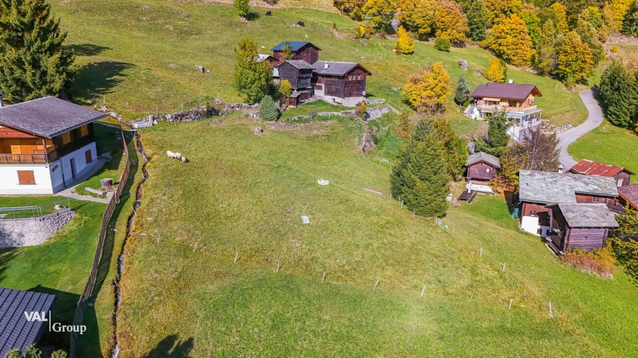 Building land in Blatten near Naters – quiet location in the hamlet of Rischinen with breathtaking views