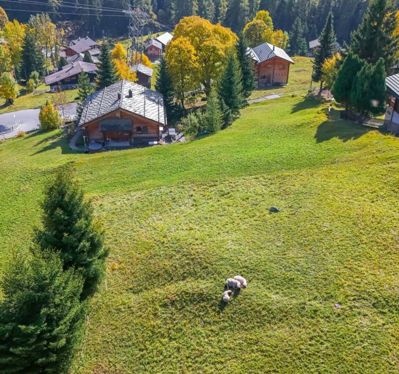 Building land in Blatten near Naters – quiet location in the hamlet of Rischinen with breathtaking views