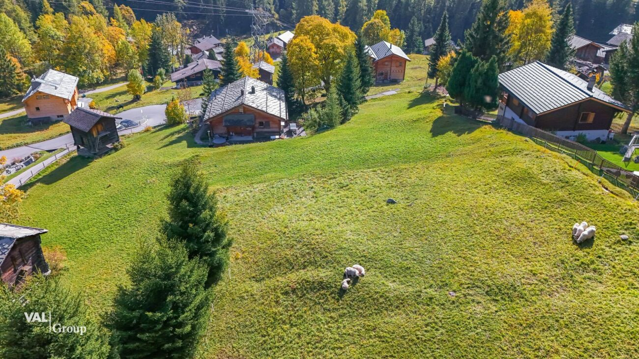 Building land in Blatten near Naters – quiet location in the hamlet of Rischinen with breathtaking views